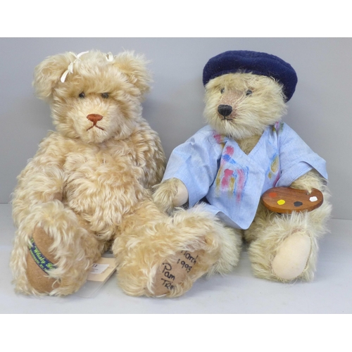 711 - An Artist bear and a limited edition Whisty bear, Daisy