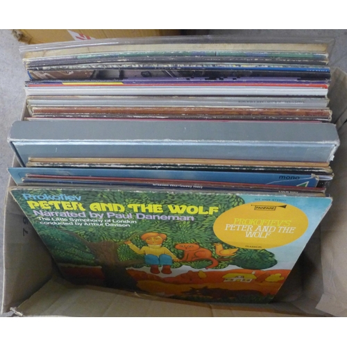 730 - LP records including Buddy Holly, Beatles (compilation), Carpenters, etc.