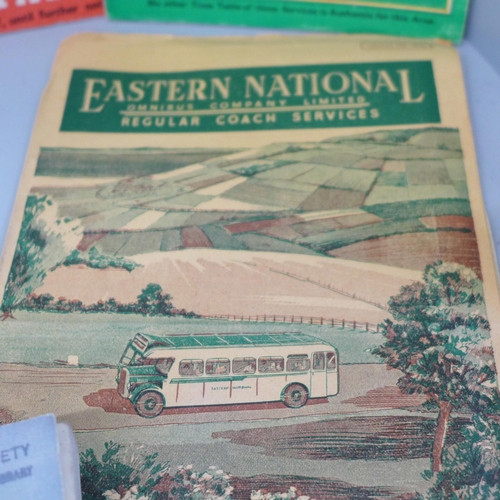 789 - Coach and Bus Operator timetables, 1942-50