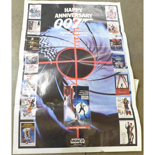 820A - Ten James Bond promotional posters