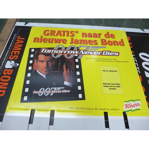 824 - A collection of Dutch James Bond promotion stands