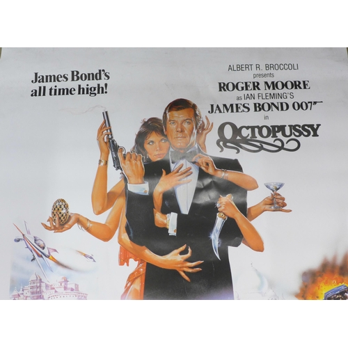 845 - A 1983 Dutch James Bond film poster, Octopussy