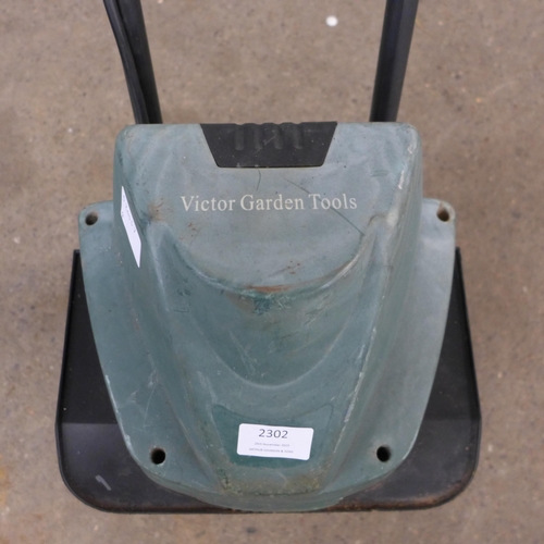 2302 - A Victor Garden Tools electric rotavator - W