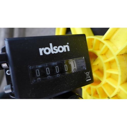 2308 - A Pro Performance Power 850w SDS breaker drill in case (model no. PRH850A), Rolson measuring wheel a... 