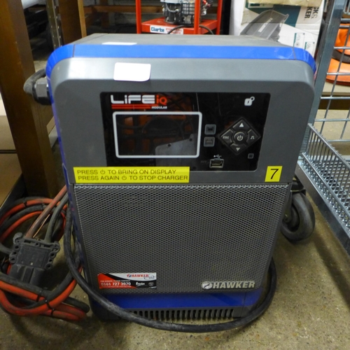 2355 - A Hawker Life Iq electric forklift battery charger