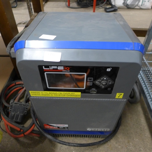 2355 - A Hawker Life Iq electric forklift battery charger