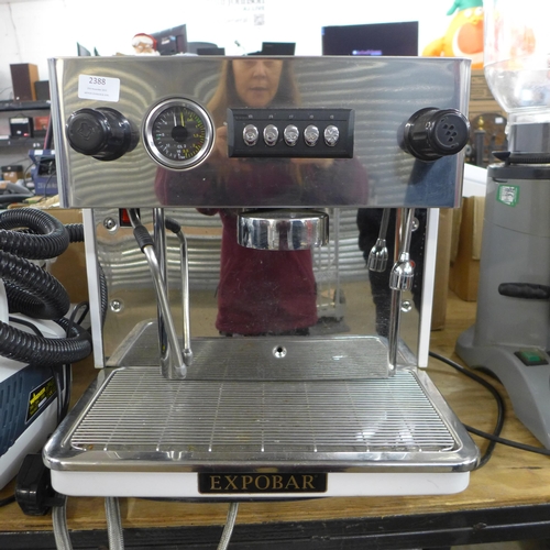 2388 - An Expobar coffee machine