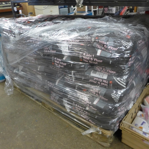 2393 - A pallet of approx. 80 x 10kg bags of Norcros 4-in-1 wall and floor tile grout