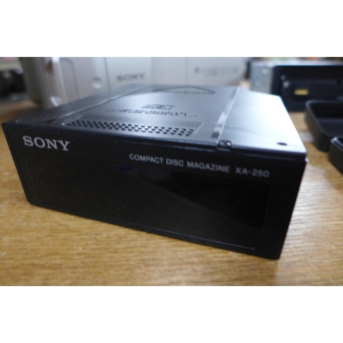 2416 - A Sony XR-CA370X tape recorder and a Sony CD changer (CDX-715)