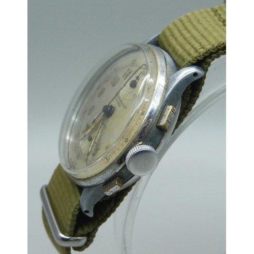 1080 - A Chronographe Suisse wristwatch, a/f