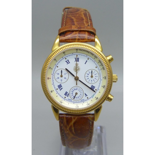 1110 - A Royal Geographical Society chronograph wristwatch