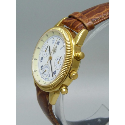 1110 - A Royal Geographical Society chronograph wristwatch