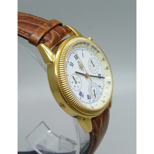 1110 - A Royal Geographical Society chronograph wristwatch