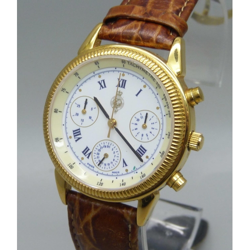 1110 - A Royal Geographical Society chronograph wristwatch