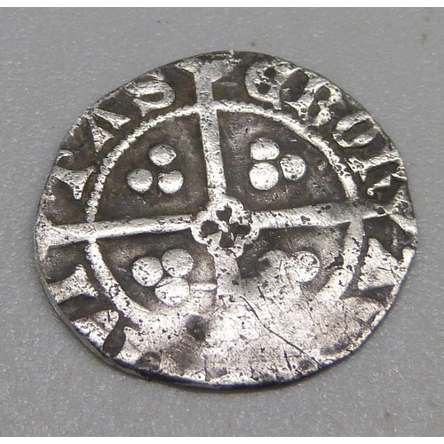 1123 - An Edward I (1272) silver penny, York Mint