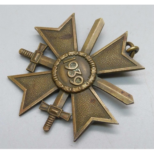 1125 - A WWII German Merit Cross medal