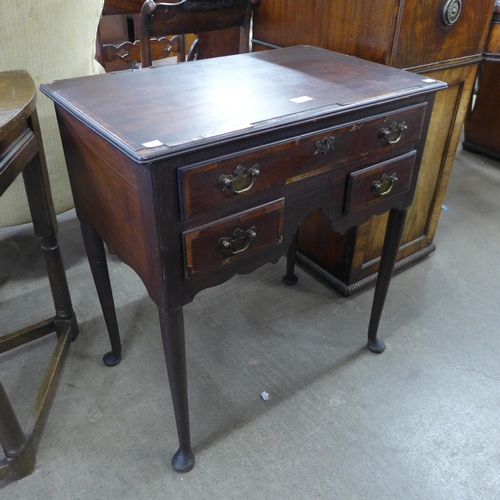 186 - A George II oak lowboy