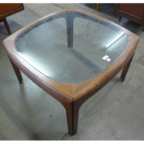 29 - A G-Plan teak and glass topped coffee table