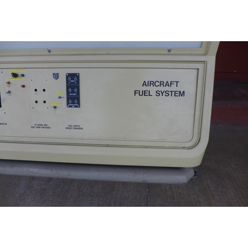 293 - A Pennant Trainers and Simulators aircraft panel, Aircraft Fuel System. This lot is being sold as sc... 