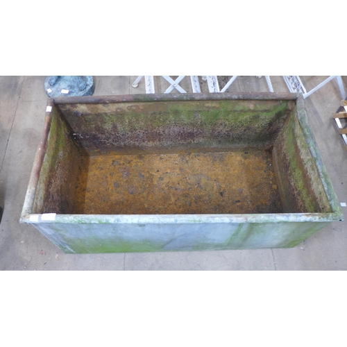 314 - A galvanised trough