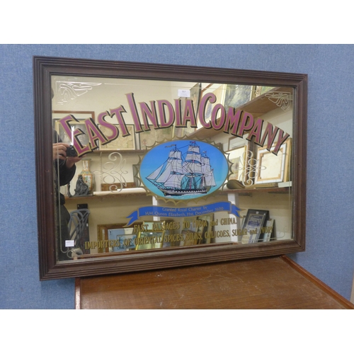 357 - An East India Company advertising mirror