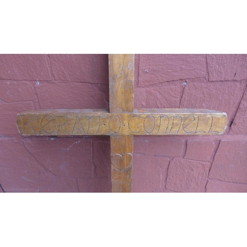 405 - An Irish wooden cross