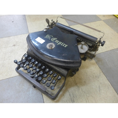 408 - A vintage Empire typewriter