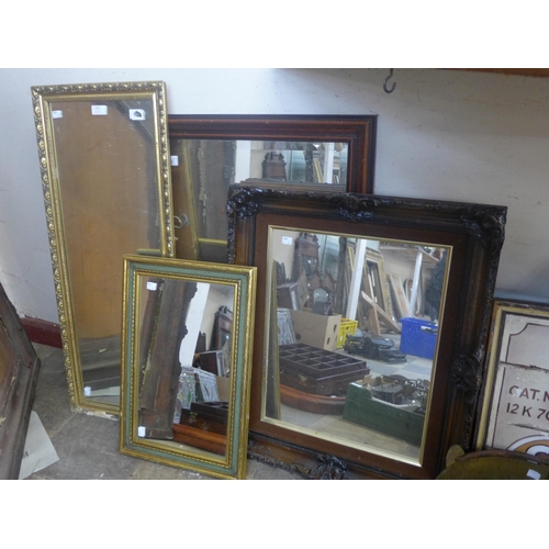 412 - Four assorted mirrors