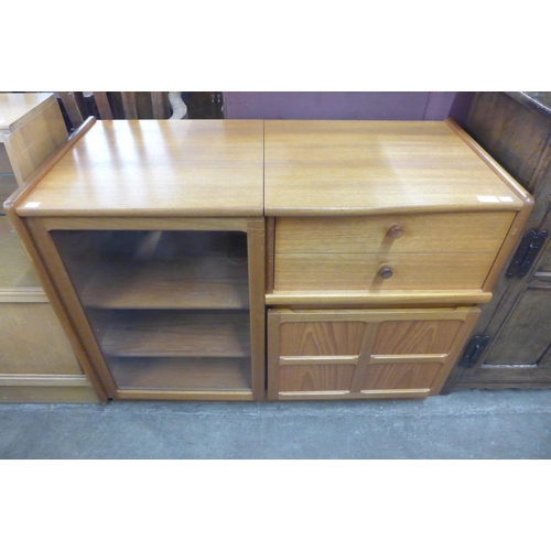 78 - A Nathan teak stereo cabinet