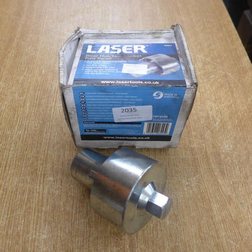 2035 - A Laser 6553 rear hub nut socket for Ford transit
*This lot is subject to VAT
