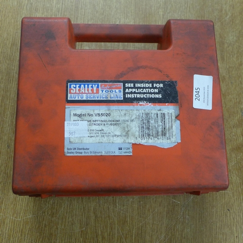 2045 - A Sealey VS5020 (BMW/Mini) engine setting and locking set
*This lot is subject to VAT