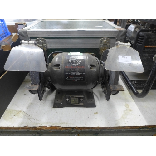 2093 - A performance pro 240v 370w  150mm bench grinder (CH150-4)