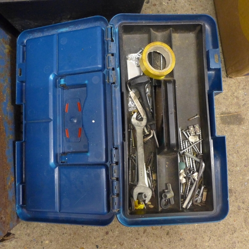 2097 - 3 Tool boxes, all with assorted hand tools