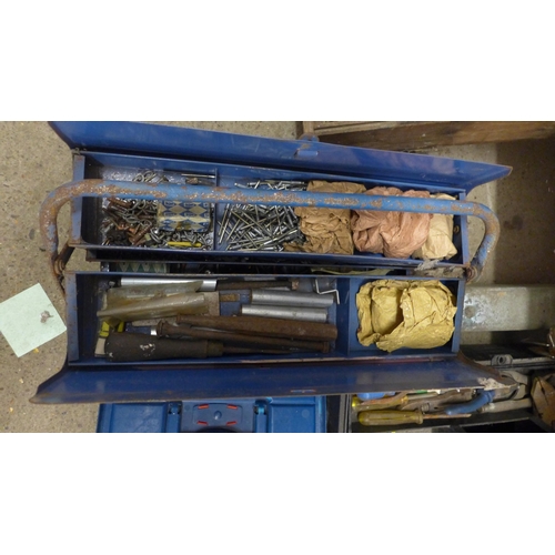 2097 - 3 Tool boxes, all with assorted hand tools