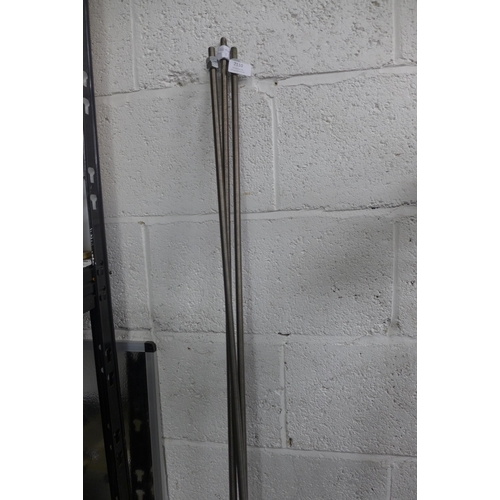 2110 - 3 Lengths of stainless steel, 12mm diameter, fully threaded