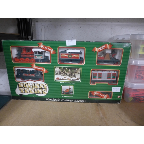 2129 - A Holiday Trains North Pole Holiday Express train set