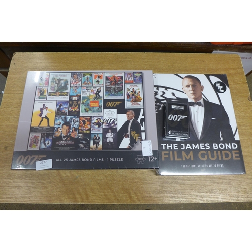 2177 - 2 James Bond 007 items - unused