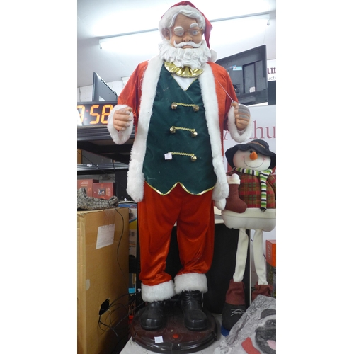 2197 - A 5ft singing Santa