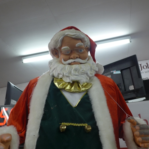 2197 - A 5ft singing Santa