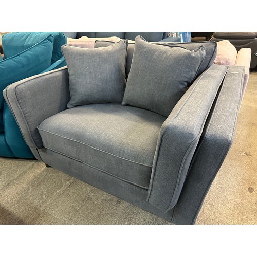 1518 - A Barker & Stonehouse grey upholstered love seat