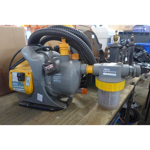 2454 - A Hozelock 230v 5000w garden water pump - W