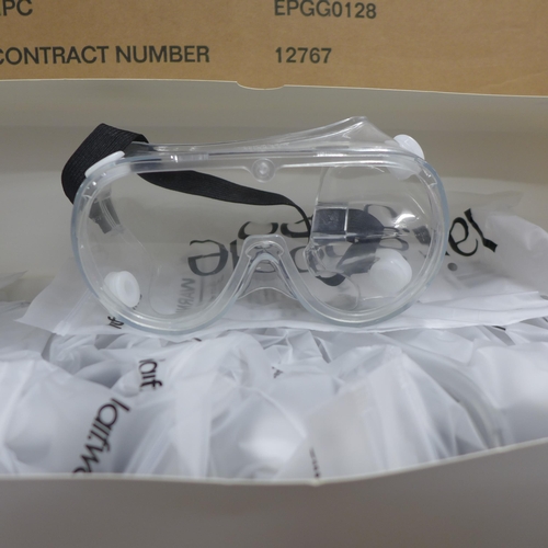 2491 - 2 Boxes of approx. 240 safety goggles