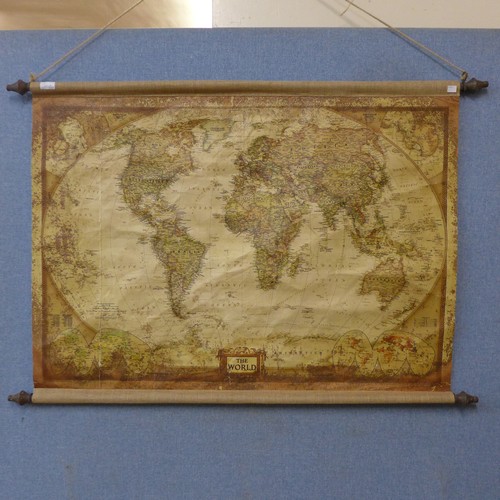 341A - A map of the World scroll