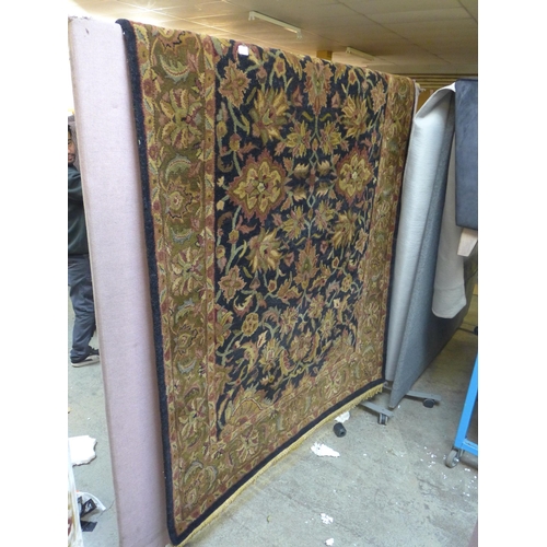 1547 - A 100% wool pile, Indian Agra rug, 8ft x 5ft