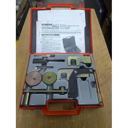 2031 - A Sealey VS4760 diesel engine setting and locking kit to fit Renault cars 
*This lot is subject to V... 