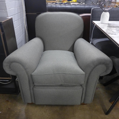 1334 - A Hector tweed upholstered armchair, RRP £1260 * this lot is subject to VAT