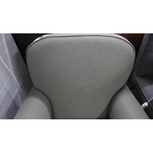 1334 - A Hector tweed upholstered armchair, RRP £1260 * this lot is subject to VAT