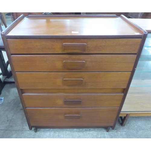 75 - A White & Newton teak chest of drawers