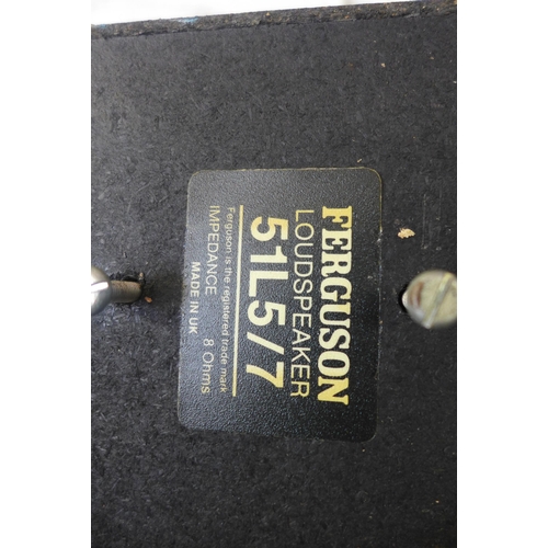 2230 - 4 Ferguson loud speakers (model no. 59L5/7)