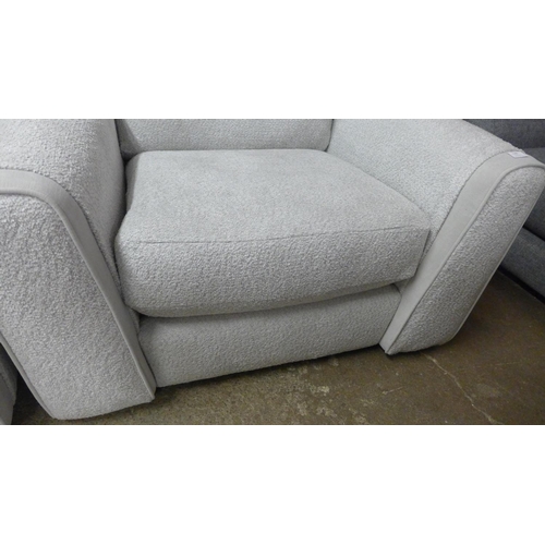 1389 - An Abingdon 'Cloud' Teddy bear fabric three seater, two seater and armchair - RRP £6,297